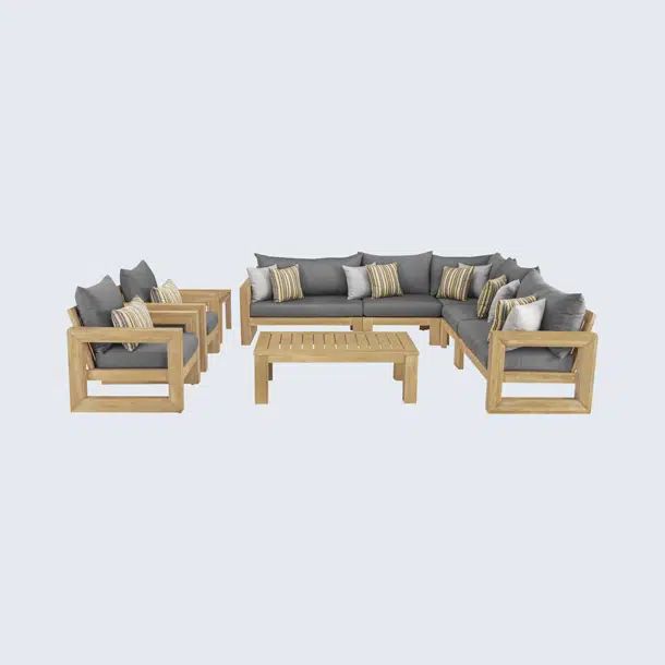Freddy 8 - Person Outdoor Seating Group with Cushions | Wayfair North America