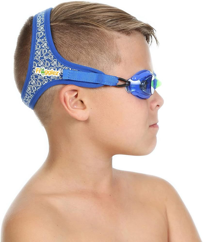 Amazon.com : Frogglez Pain-Free Swim Goggles for Kids Under 10 (Ages 3-10), No Hair Pulling, Reco... | Amazon (US)