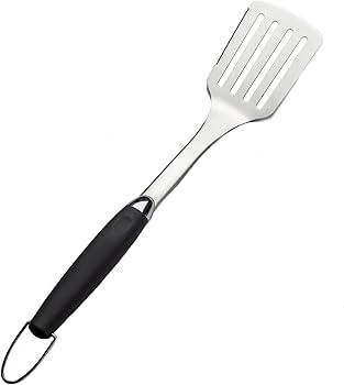 3 Piece Stainless Steel BBQ Grill Tool Set w/Tongs, Spatula & Fork - Accessories for Outdoor Barb... | Amazon (US)