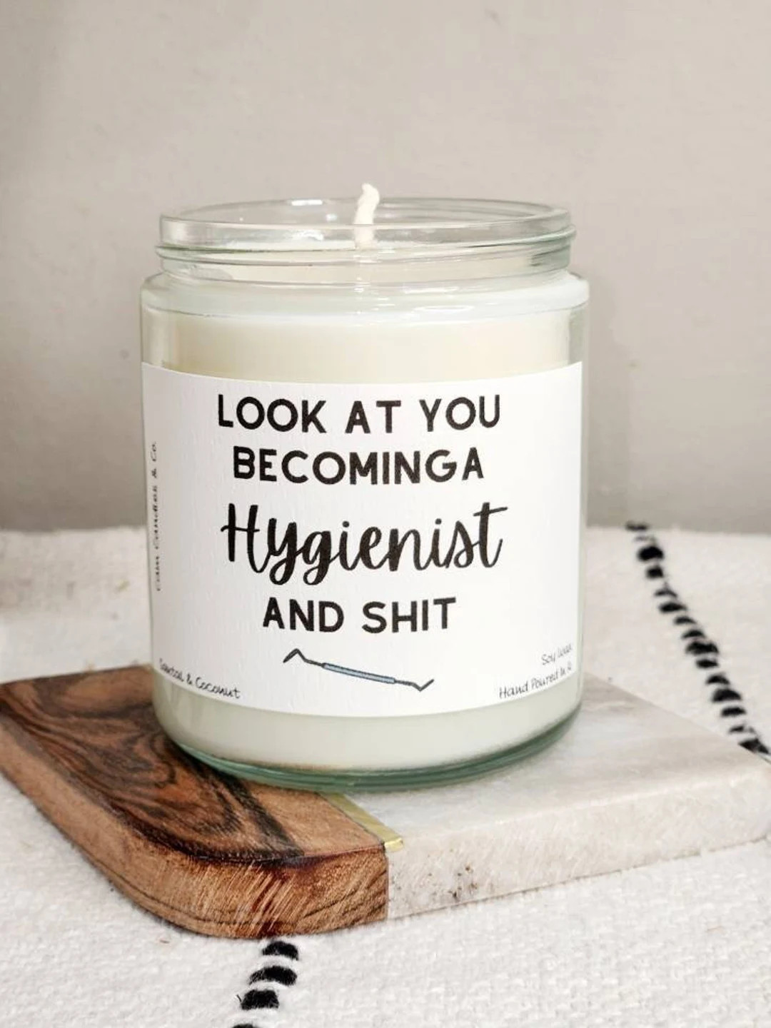 Look at you becoming a hygienist and shit, dental hygienist graduation gift, dental hygienist gif... | Etsy (US)
