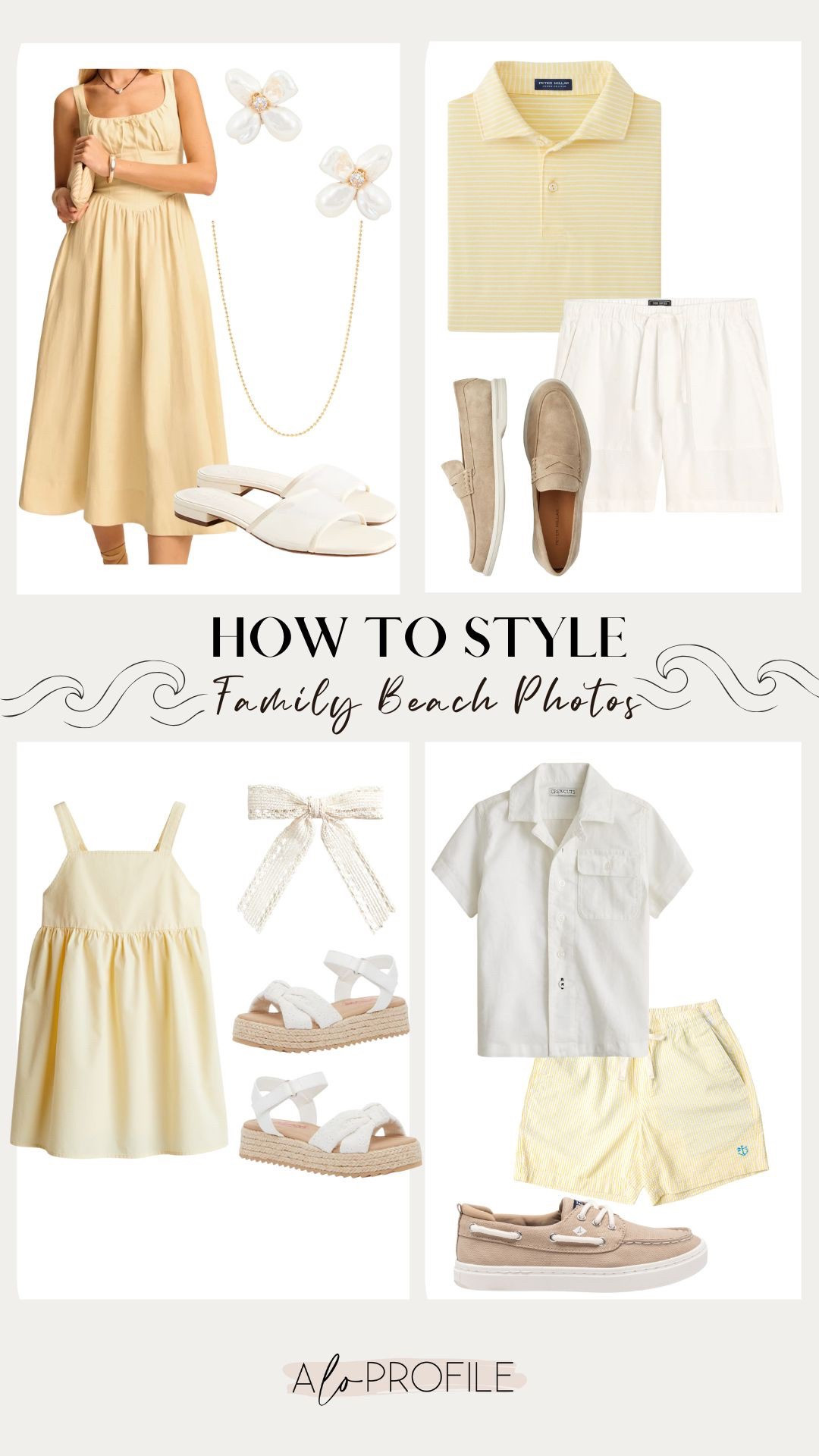Family beach photo outfit inspo featuring butter yellow, a Summer favorite! 

#LTKSummerEdit #LTKStyleTip #LTKFamily