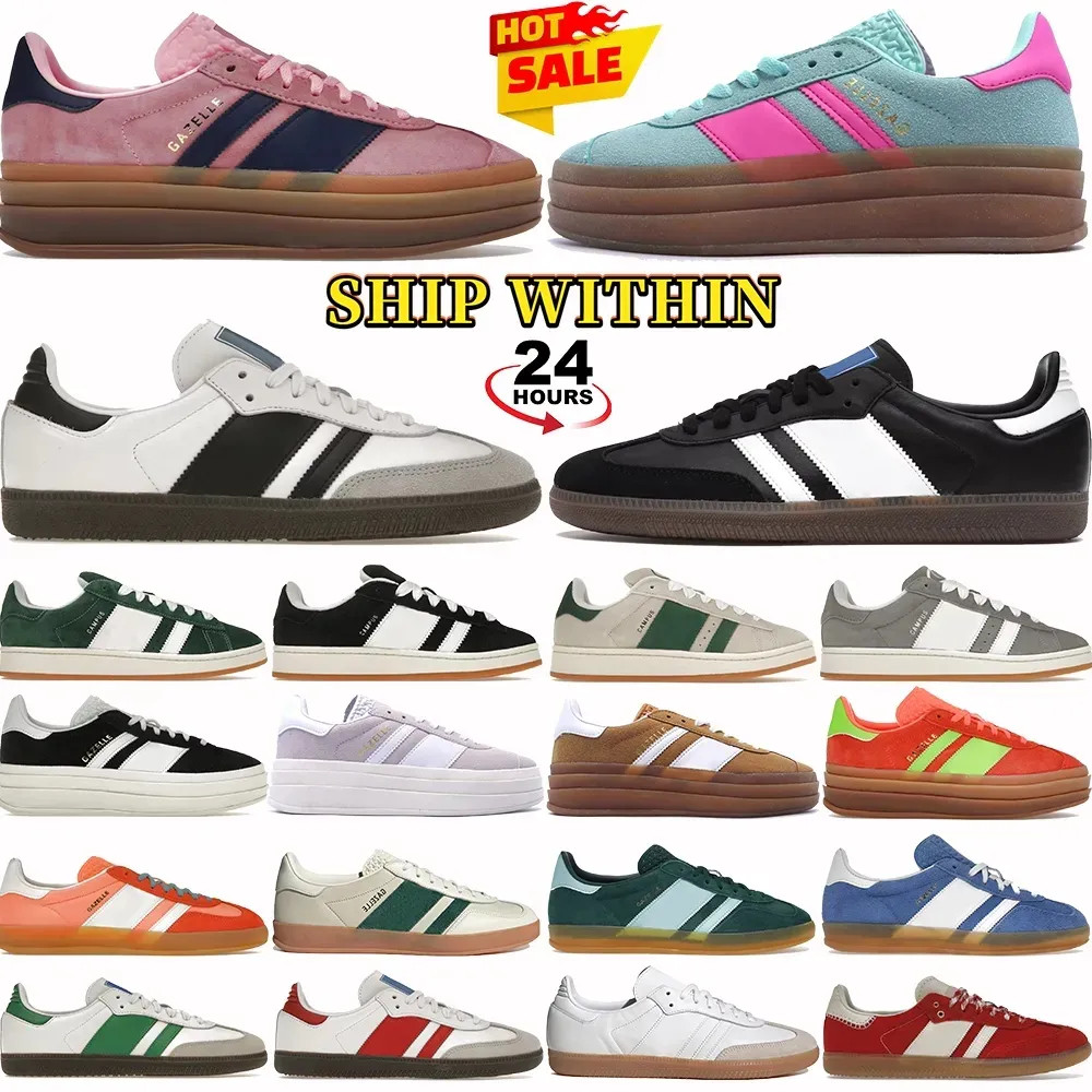 Gazelle Designer Shoes casual shoes sneaker bold Pink Glow Pulse Mint Pink Core Black White Solar... | DHGate