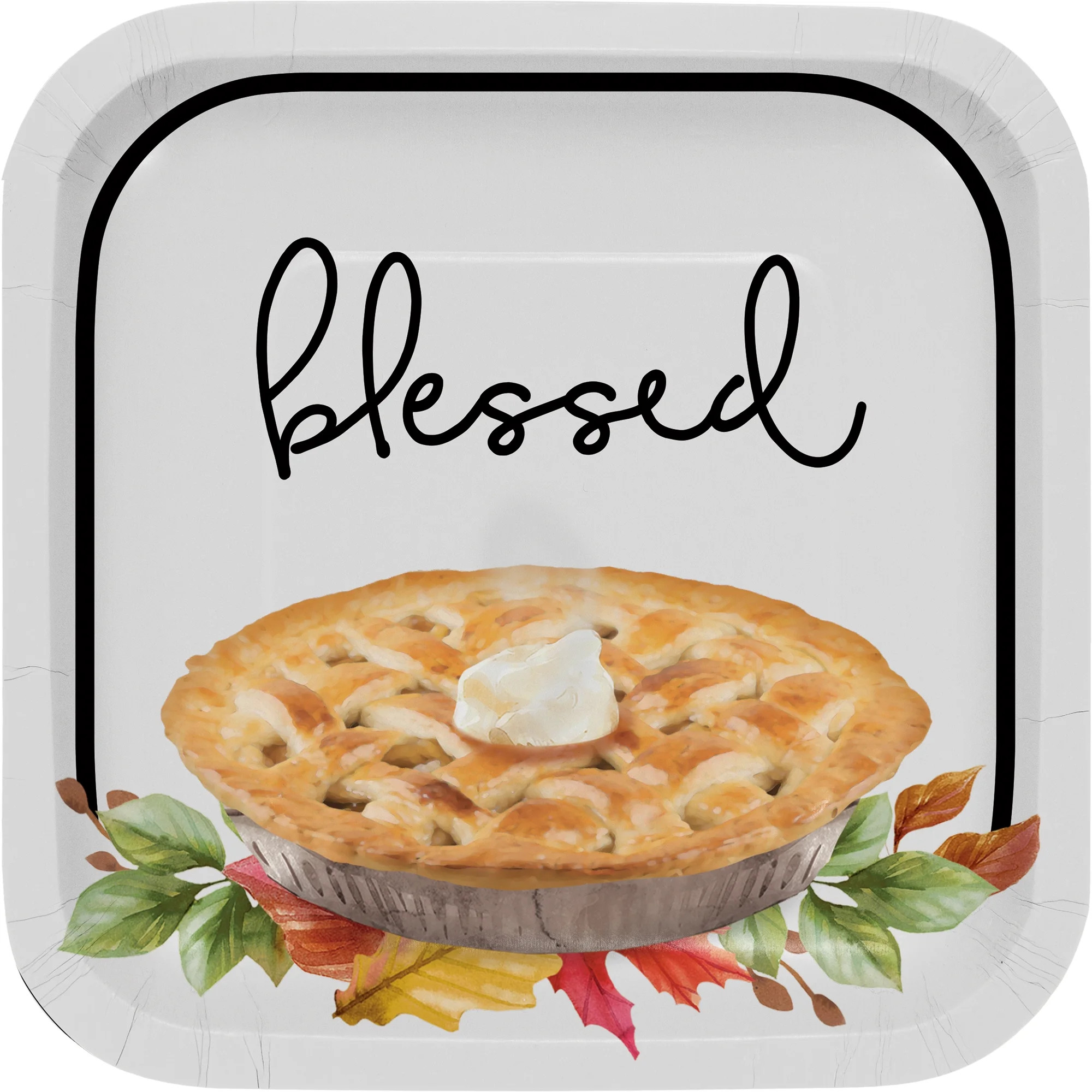 Way to Celebrate Traditional Thanksgiving Dessert Plates, 10 ct | Walmart (US)