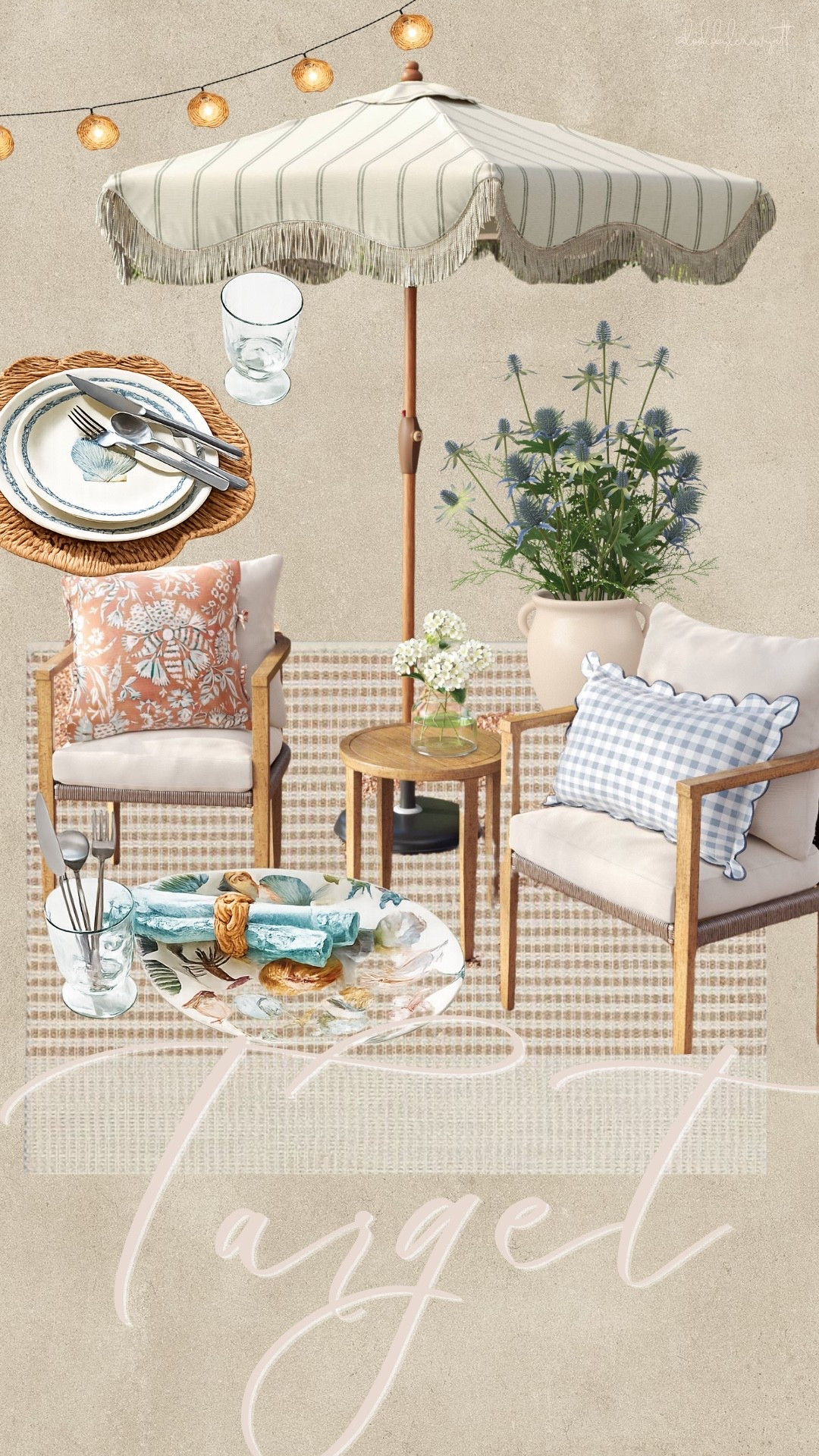 Patio nights made easy 🌿 loving these elevated outdoor dining finds from Target—so good for everyday meals outside 🤍 #TargetPartner @Target #Target