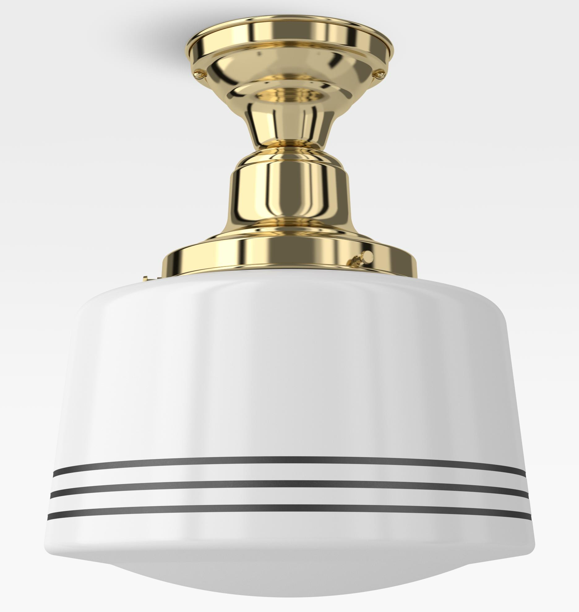 Rose City 6" Fitter Semi-Flush Mount | Rejuvenation