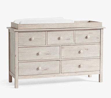 Kendall Extra-Wide Nursery Dresser & Topper Set | Pottery Barn Kids | Pottery Barn Kids
