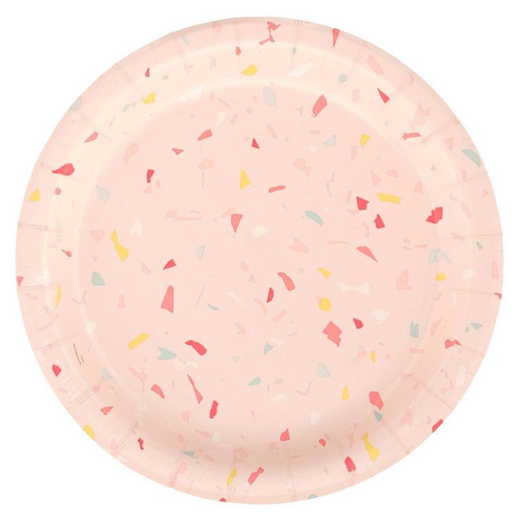 6.75&#34; 20ct Snack Paper Plates Pink - Spritz&#8482; | Target