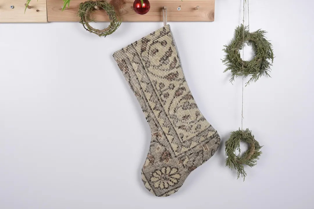 Kilim Christmas Stocking, Handmade Christmas Stocking, Vintage Stocking, Monogrammed Christmas St... | Etsy (US)
