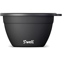S'well Stainless Steel Salad Bowl Kit 64oz, Marble Swirl, Comes with 2oz Mini Canister and Remova... | Amazon (US)