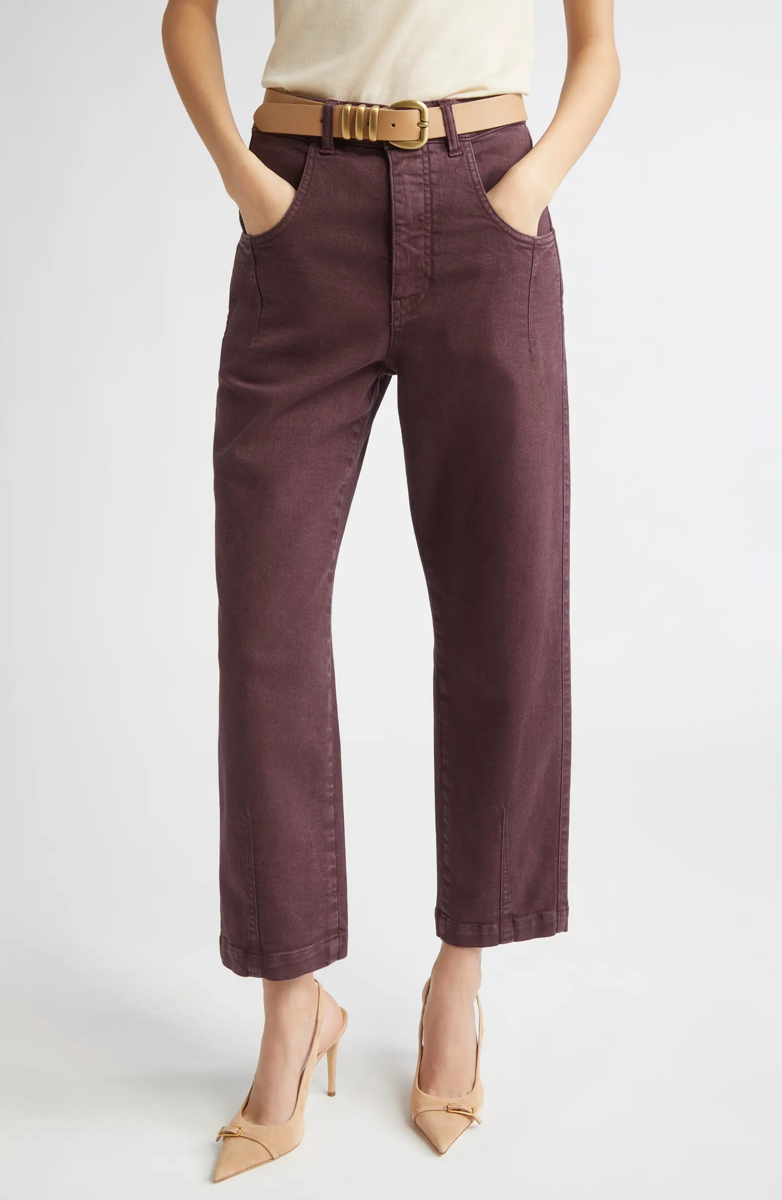 Crop Straight Leg Jeans | Nordstrom