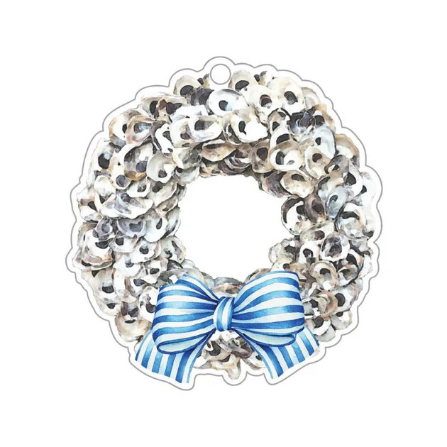 Oyster Wreath Gift Tags | Cailini Coastal