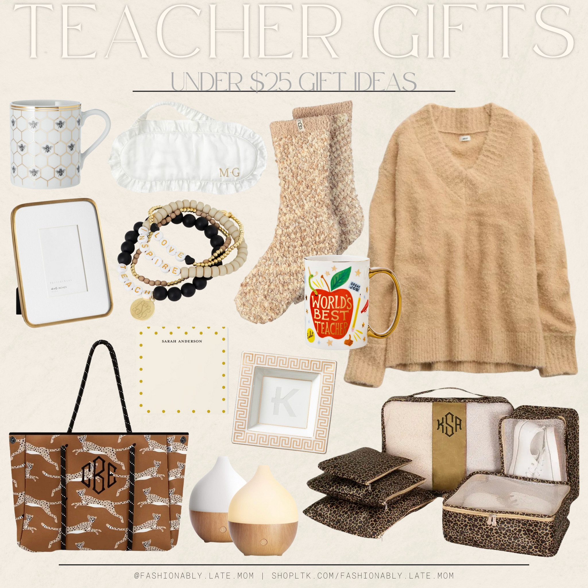 Teacher Gifts Under $25

Fashionablylatemom 
Casual winter outfit
Womens winter knit Tops Loose
Women’s holiday blouses
Women’s holiday button up tops
Women’s winter fashion
Winter beanies
Striped tee shirt
Trendy booties
Winter jewelry
Hoop earrings
Statement earrings
Flared jeans
Women’s holiday accessories
Denim jacket
Basic tees
Holiday cardigan
Workwear pants
Bootcut pants
Suede boots
Winter shoes
Gold jewelry
Denim jeans
Winter blazers
Women’s denim
Women’s booties

#LTKHoliday #LTKStyleTip #LTKGiftGuide