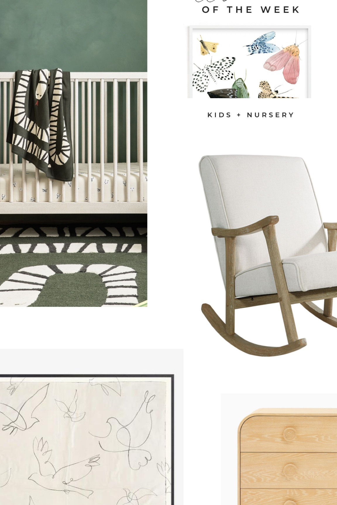 PEGGY'S PICKS OF THE WEEK // Decorating a Playroom, Kids' Room, or Nursery is so fun! These are some of Peggy's favorite spaces to design. There is infinite freedom to play with color and patterns!
This week's Peggy's Picks of the Week was inspired by Peggy's daughters' mirrored rooms from the Haddad Treehouse! We wanted to share her favorite items for balancing a calm environment, modern design, and youthfulness, whimsy, and color. We are sharing some great finds that include furniture, such as cribs and dressers, as well as décor, art, and bedding.
But that's not all! If you need more support in designing a kid room or nursery, be sure to head over to the Kids + Nursery section on the website for comprehensive design boards (with shoppable links, of course!) as well as Peggy's Kids + Nursery collection on LTK.
Design // @peggyhaddadinteriors
Photography // @karadeyoung #haddadtreehouse #peggysaysmix
https://www.shopltk.com/explore/ peggyhaddadinteriors/productsets/ Mede0ab9d98d81eb7750242ac110004 @shop.Itk
#nurserydesign #nursery #kidsroom #kidsroomdesign #kidsroominspo #peggyhaddadinteriors #howihaven #mycovetedhome #inmydomaine #howyouhome #howwedwell #mydomaine #houseenvy #inspotoyourhome #ruedaily #homesweethome #interiorstyle #interiorstylingideas #interiorlovers #homestyle #homerenovation #homeinspiration #housegoals #interiordesign

#LTKstyletip #LTKhome