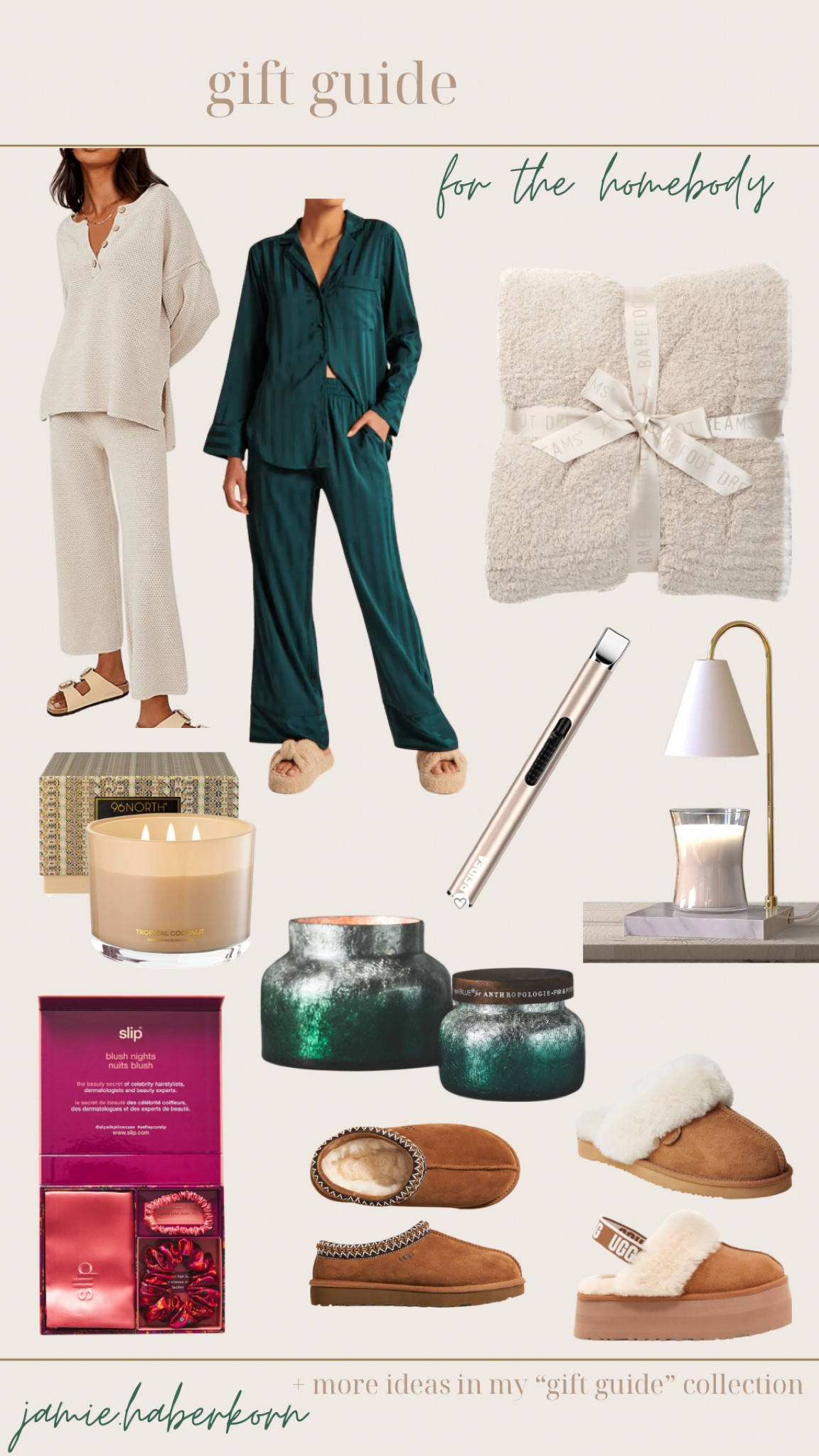 Gift guide - the homebody 


#giftguide #thehomebody #holidays #pajamas #abercrombie #ugg #barefootdreams #candles #silkpillowcase #blanket #cozy #home #giftideas 

#LTKHoliday #LTKsalealert #LTKSeasonal