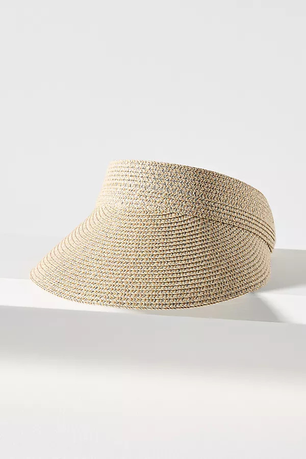 Venecia Straw Visor | Anthropologie (US)