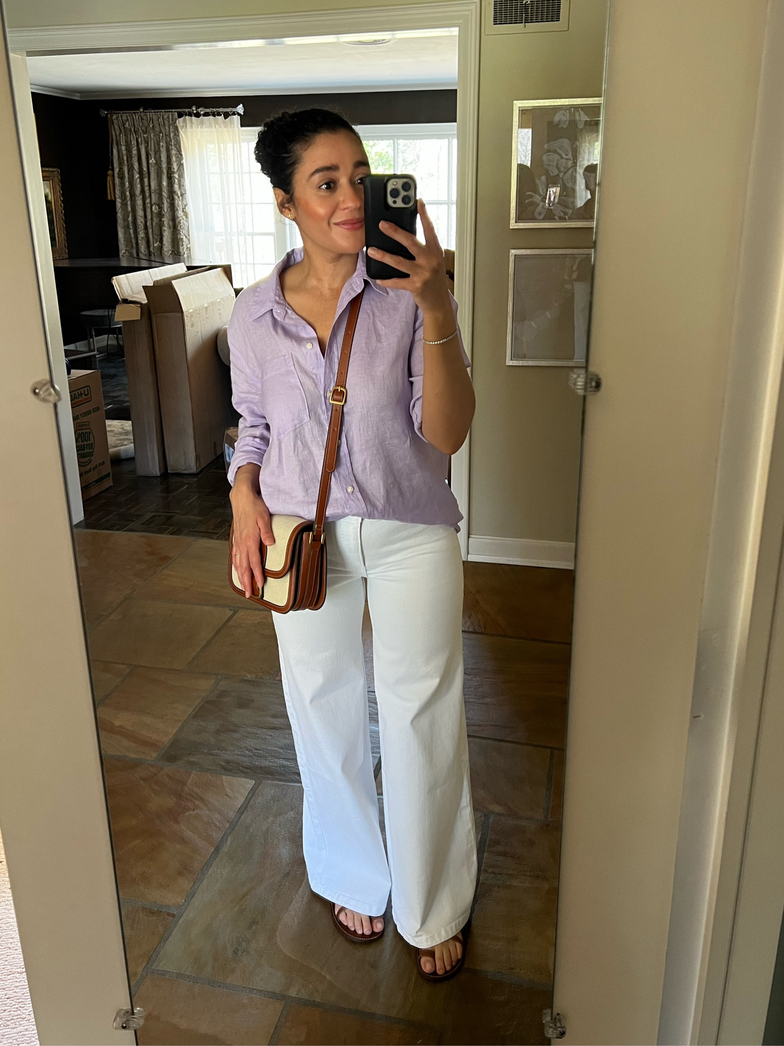 today’s look for staying cool in this unseasonably warm weather! 🌞💗 