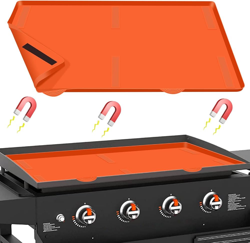 36" Griddle Mat Silicone for Blackstone, Magnetic Protective Top Covers for Blackstone Protector ... | Amazon (US)