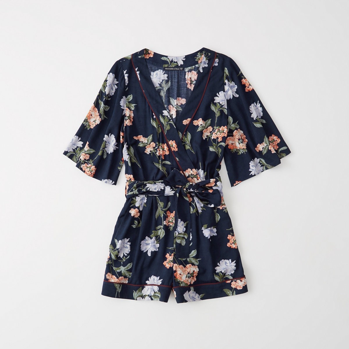 Kimono Wrap Romper | Abercrombie & Fitch US & UK
