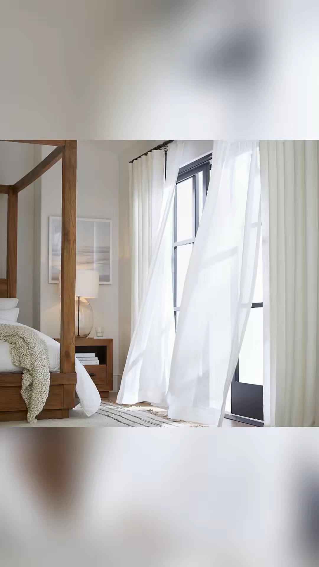 Linen Sheer Curtain 
50" W x 120" L
Too soon to buy? Love ‘❤️’ this post in my shop to get a price drop notification. 

🔗https://bit.ly/RBHOUSEWIFE

RealBoringHousewife on the LTK app

#LTKHome #LTKSaleAlert