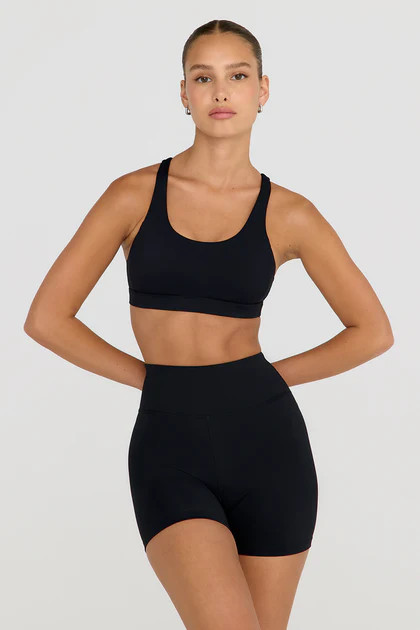 SKINLUXE HIGH WAISTED CYCLING SHORTS - SHADOW BLACK | TALA (UK)