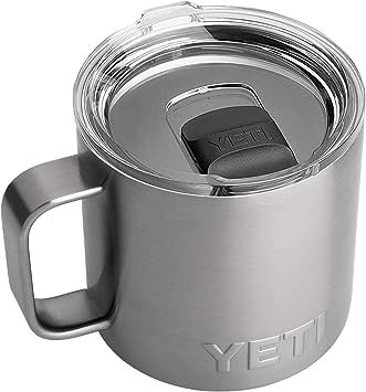 YETI Rambler 14 oz Mug, Vacuum Insulated, Stainless Steel with MagSlider Lid | Amazon (CA)