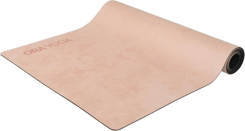 Non Toxic Premium Suede Large Workout Mat - 3mm Thick Yoga Mat with Strap - Eco Friendly Exercise... | Amazon (US)
