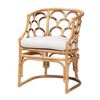 bali & pari Aster Natural Rattan Armchair 225-13073-HD - The Home Depot | The Home Depot