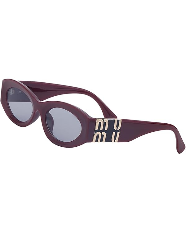 Female Personality Small Oval Sunglasses: UV Protection,r for Photography, Driving, Partying, Run... | Amazon (US)