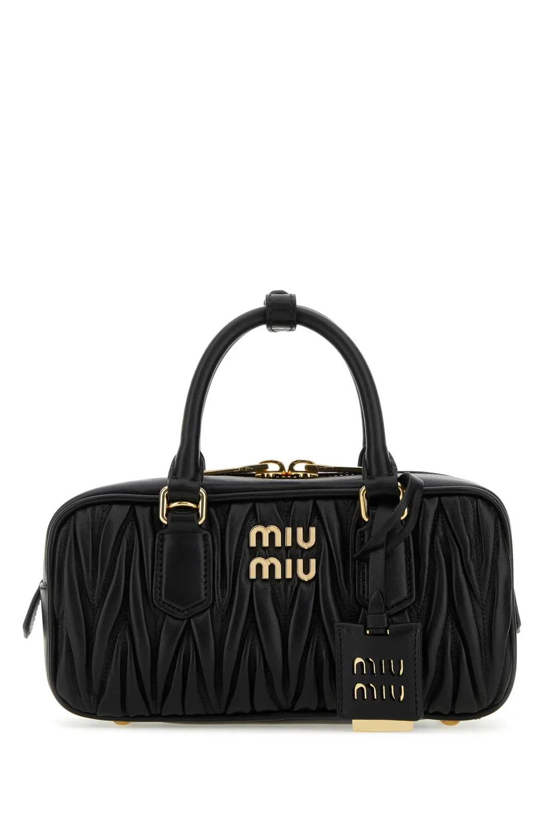 Miu Miu Matelassé Zipped Handbag | Cettire Global
