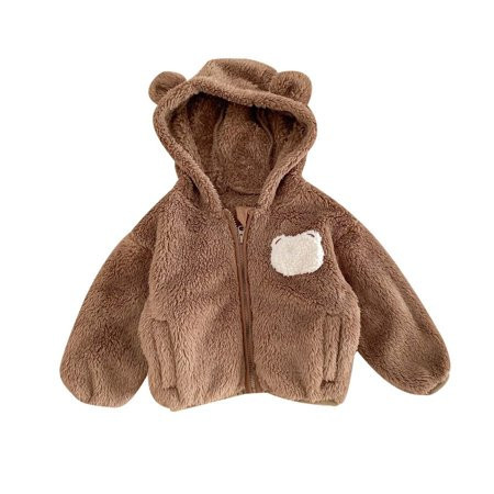 Toddler Baby Coat Jacket Boys Girls Winer Cute Clothing Sweater Outwear Overcoat Clothes Size 3-4 Years | Walmart (US)