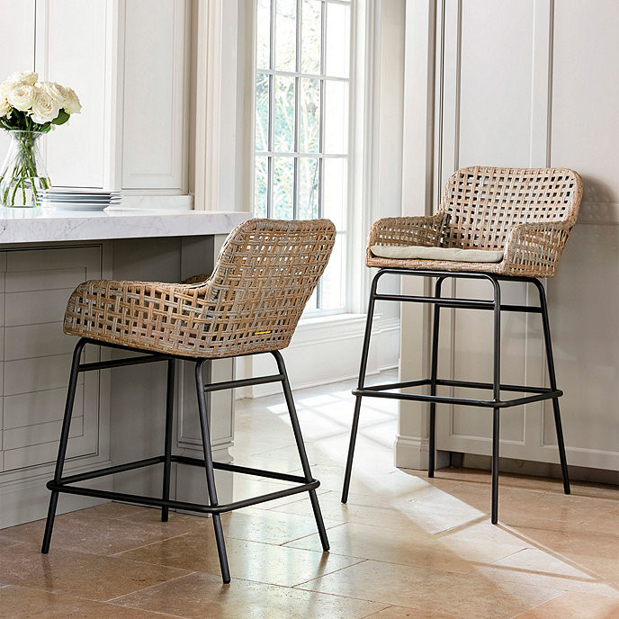 Bailey Woven Stools | Ballard Designs, Inc.