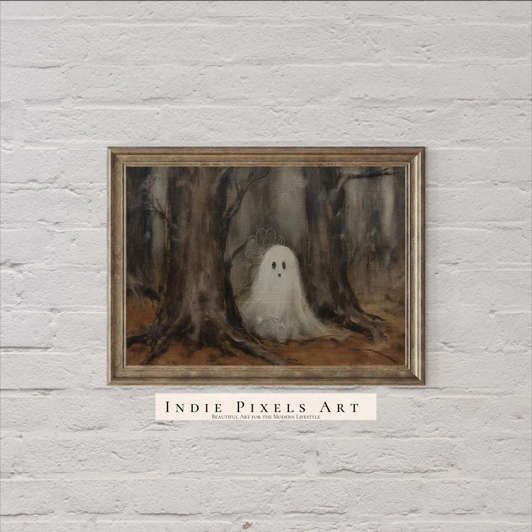 Halloween Wall Art Printable Primitive Halloween Rustic - Etsy | Etsy (US)