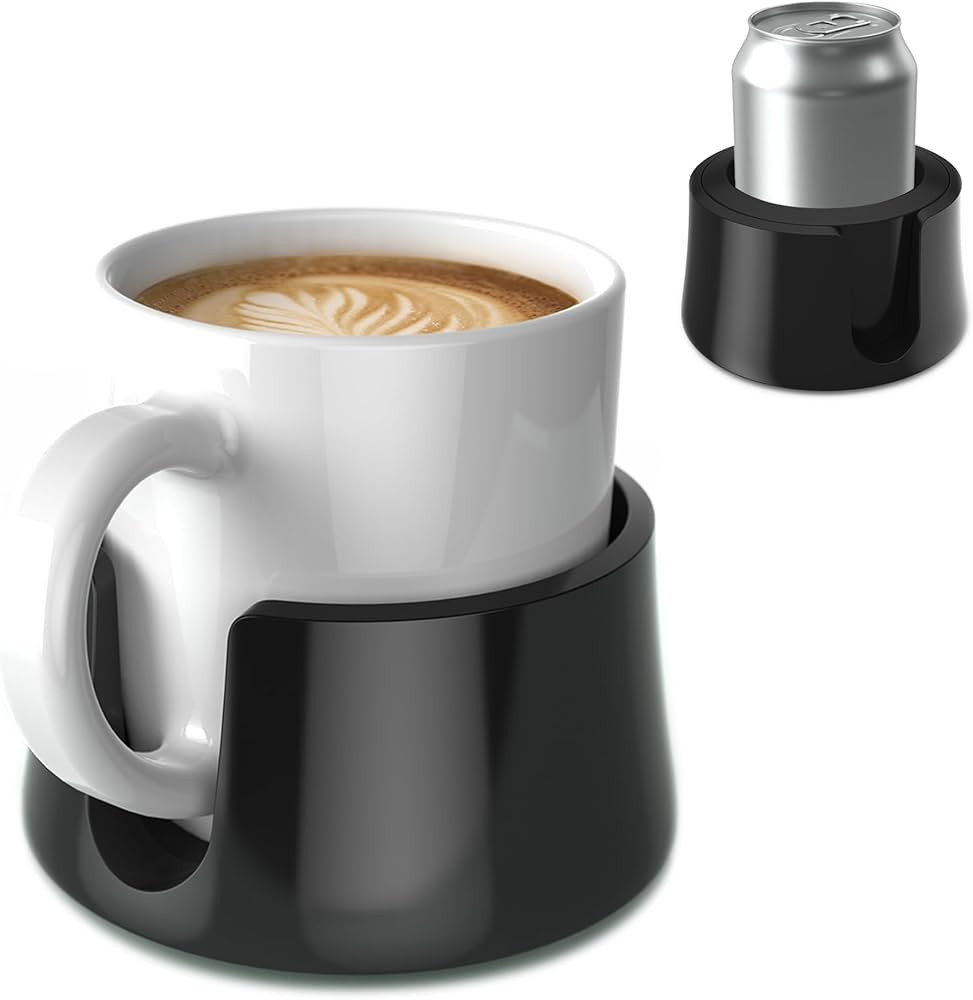 HIT PRODUCTS TableCoaster - Original Anti-Spill Table and Desk Cup Holder, Jet Black - RV and Boa... | Amazon (US)