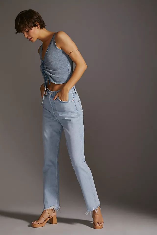 AGOLDE '90s High-Rise Straight Jeans | Anthropologie (US)