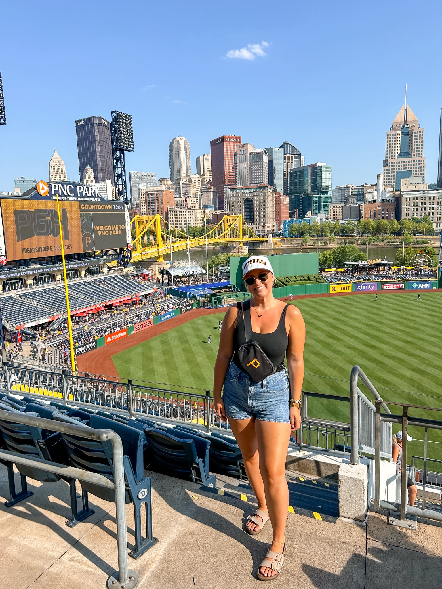 My baseball game outfit from the weekend! The perfect length of shorts paired with a super super soft bodysuit, trucker hat and Birkenstock sandals. You can’t go wrong! 

#LTKStyleTip #LTKFindsUnder100 #LTKSummerSales