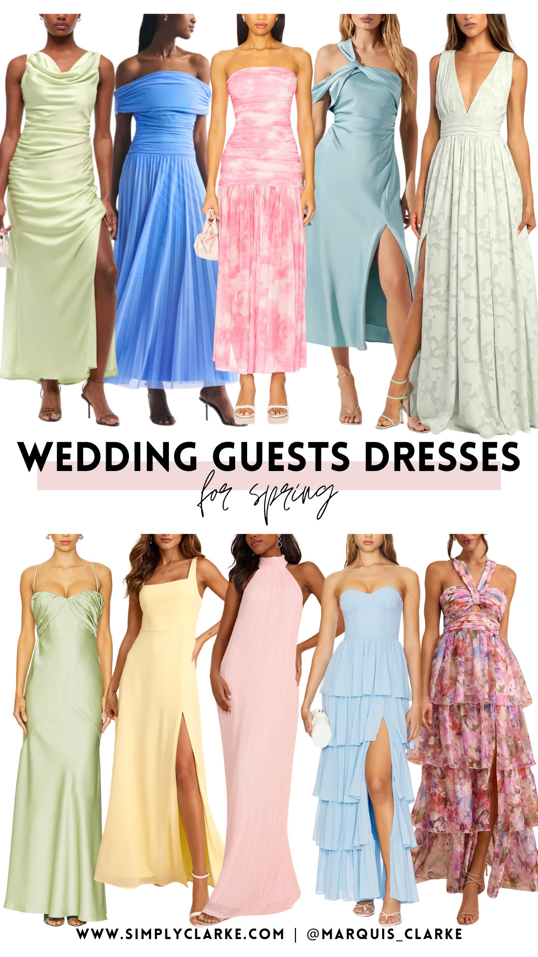 Spring wedding guest dresses that are too good to pass up! Soft pastels, flowy silhouettes, and the prettiest details!  

 #LTKootd #LTKSeasonal #LTKWedding