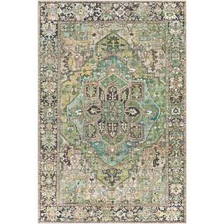 Artistic Weavers Rhene Dark Green 8 ft. x 10 ft. Indoor Area Rug S00161047111 - The Home Depot | The Home Depot