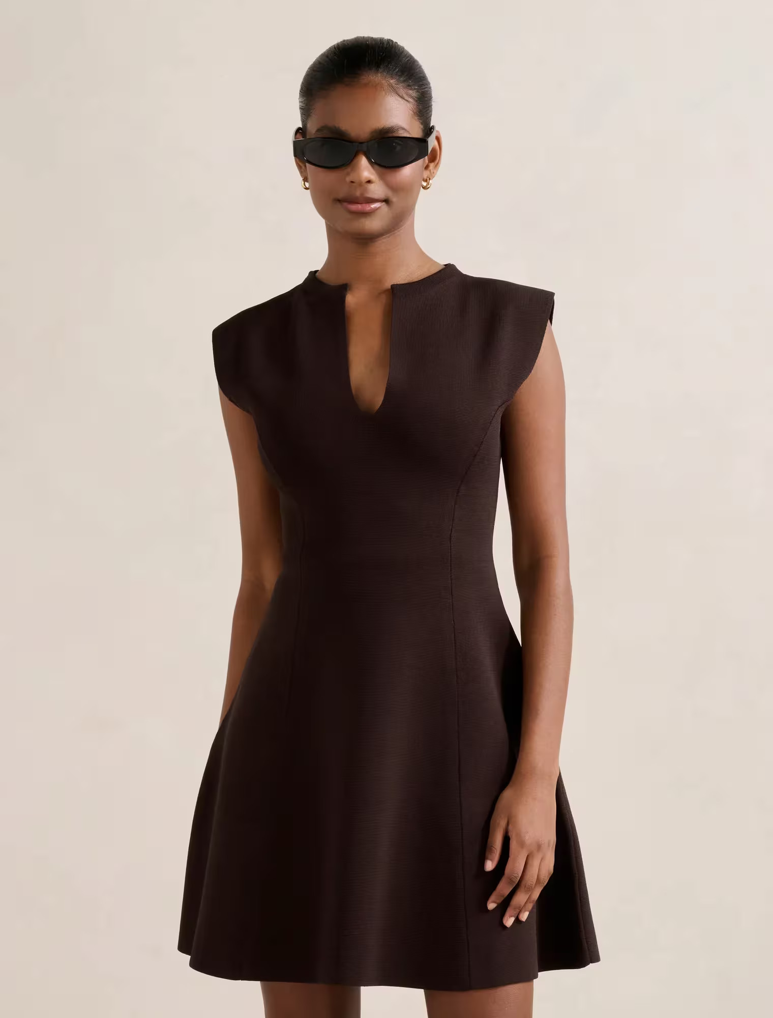 Katerina Petite Crepe Knit Mini Dress | Ever New (CA)