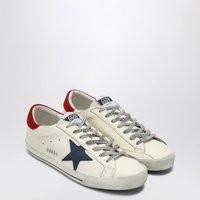 Golden Goose White/Blue/Red Super Star Sneaker | Balardi (US & Canada)