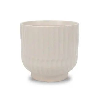 7" Cream Speckled Wave Ceramic Planter by Ashland® | Michaels | Michaels Stores