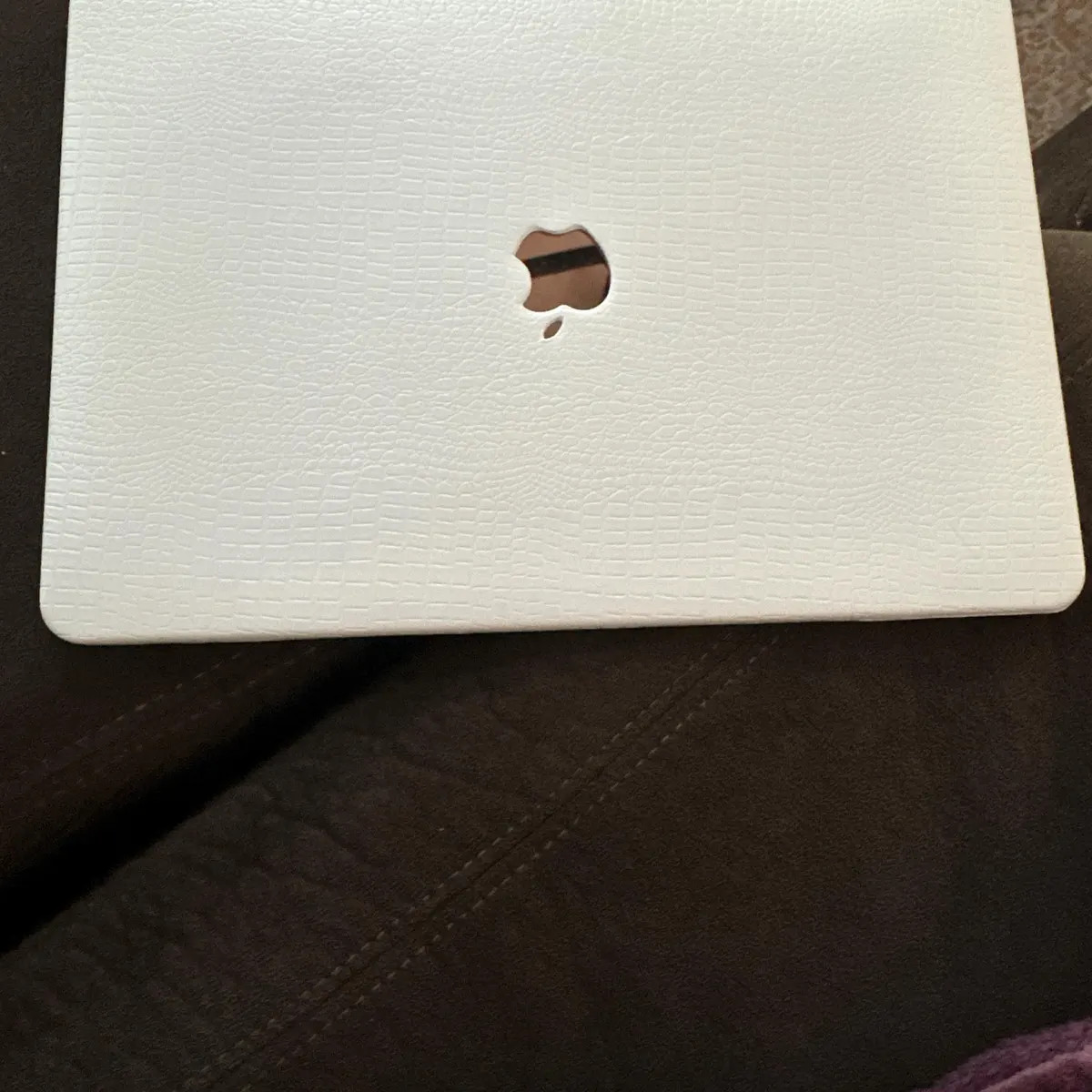 Crocodile Print Cool Black Hard Cover MacBook Case, Neutral Crazing Laptop Case, Protect for MacB... | Etsy (US)