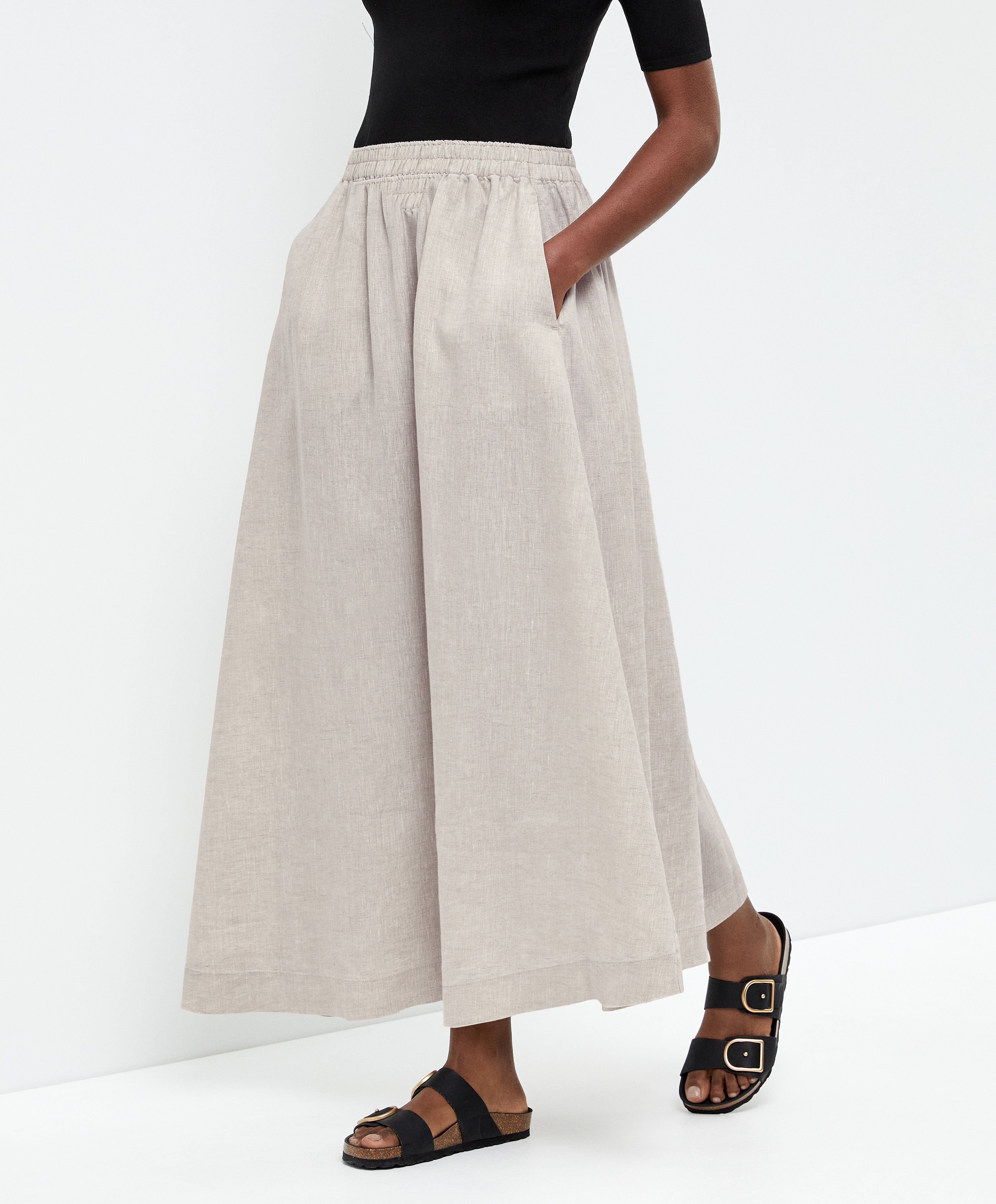 100% linen skirt | OYSHO United Kingdom | OYSHO PL