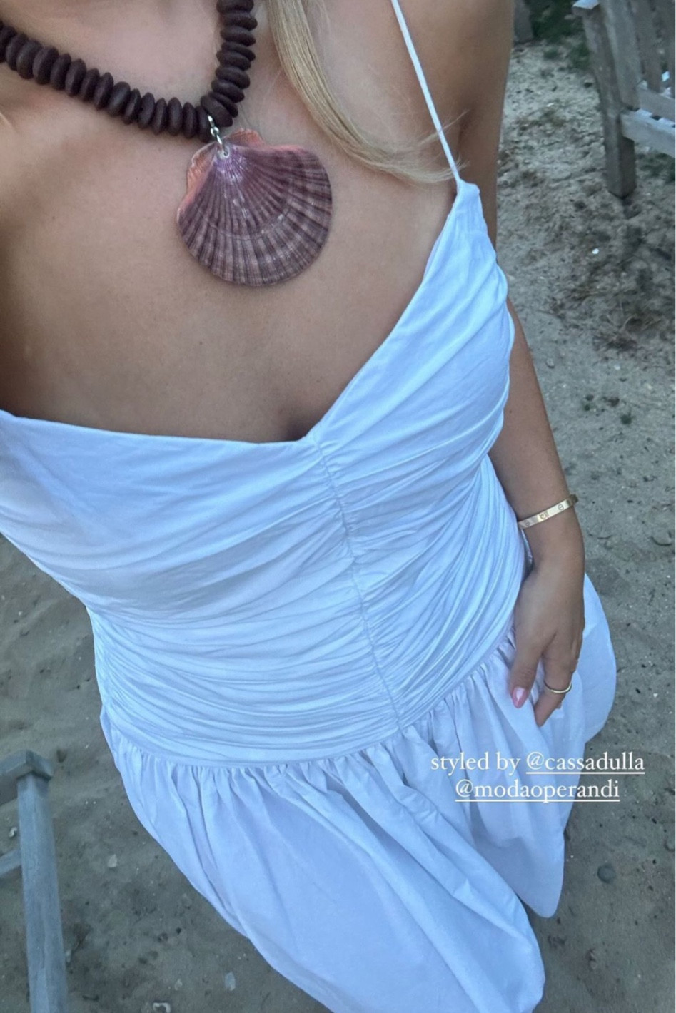 first hamptons look 🤍 been wanting to style this dress