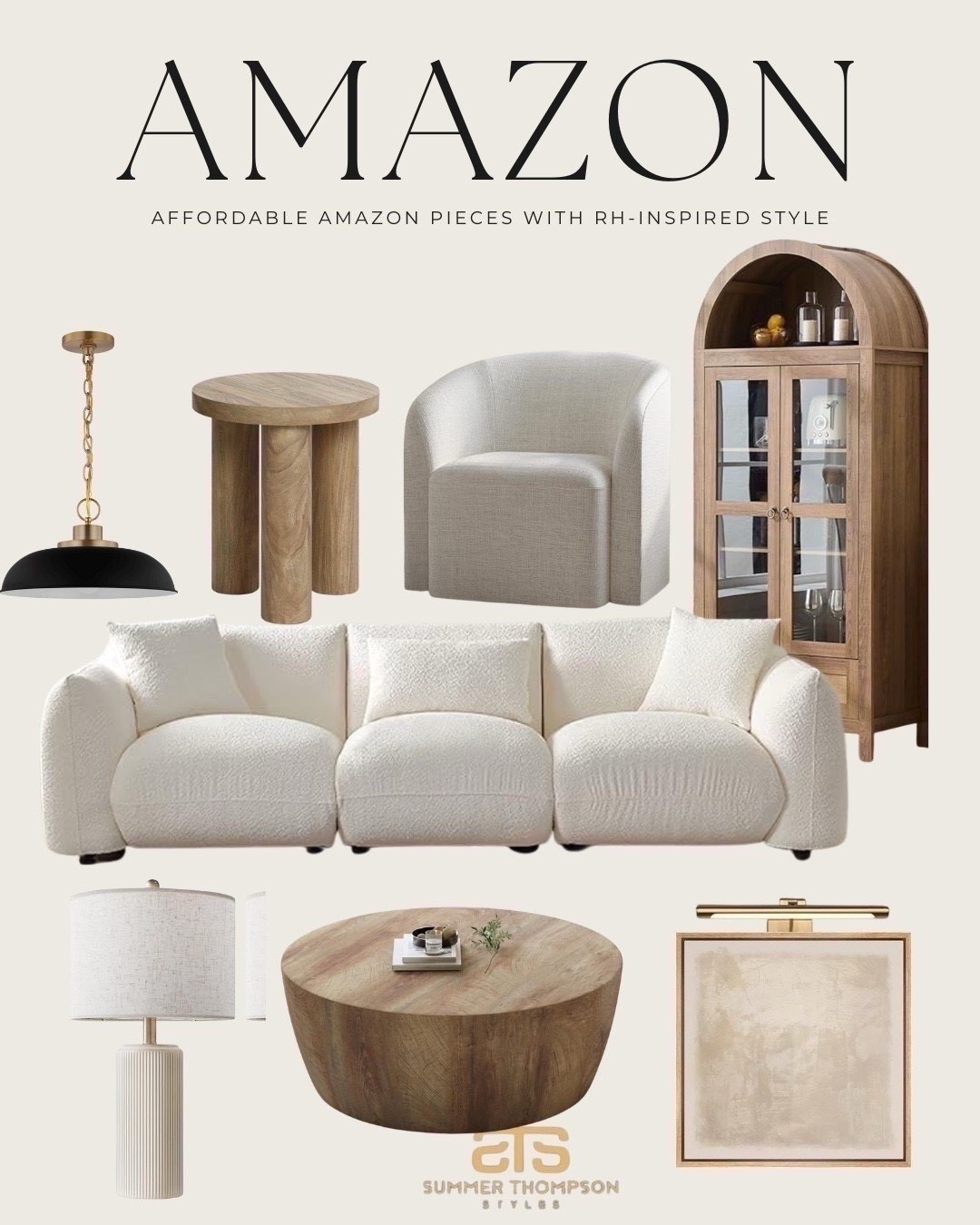 Designer style without the designer price ✨ I’m loving these Amazon home finds that bring that RH‑inspired, neutral, elevated look into your space for less. Cozy, chic, and totally budget‑friendly. The perfect mix of luxe and affordable.


#amazonhomefinds #rhstyleonabudget #restorationhardwaredupe #amazonfurniture #homedecorinspo #affordablehomestyle #neutralhomedecor #livingroomgoals #amazonhomedecor #budgetfriendlydecor 

Summerthompsonstyles


#LTKHome #LTKSaleAlert