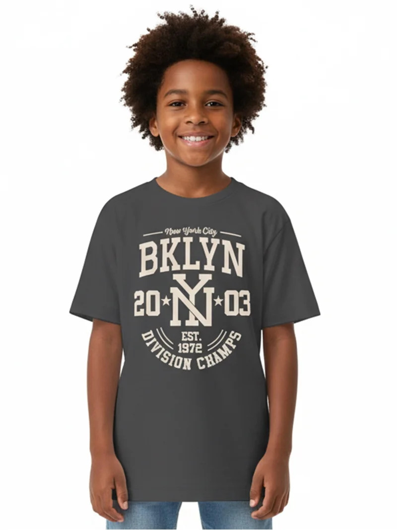 Wonder Nation, Boys' Graphic T-Shirt, Brooklyn NY, Sizes 4-18 | Walmart (US)