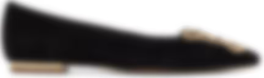 Suede Butterfly Ballerina Flats | SSENSE