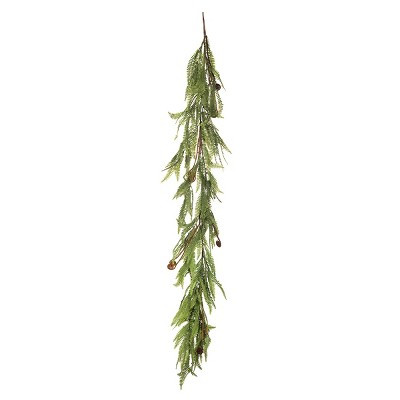Gallerie II Fern Botanical Leaves Decorative Winter Christmas Tree Garland | Target