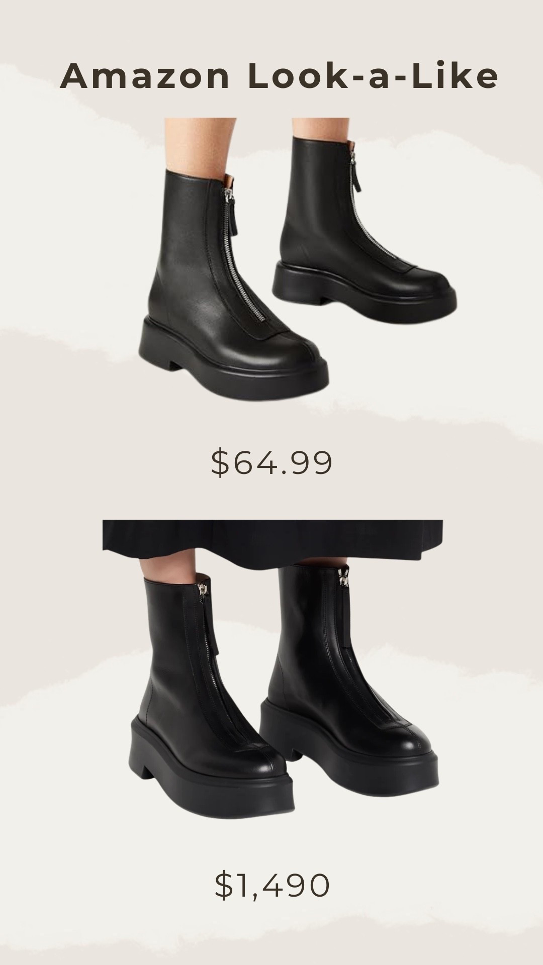 Amazon Look a like! These designer inspired black boots are a great affordable option! 

#LTKGiftGuide #LTKFindsUnder100 #LTKootd