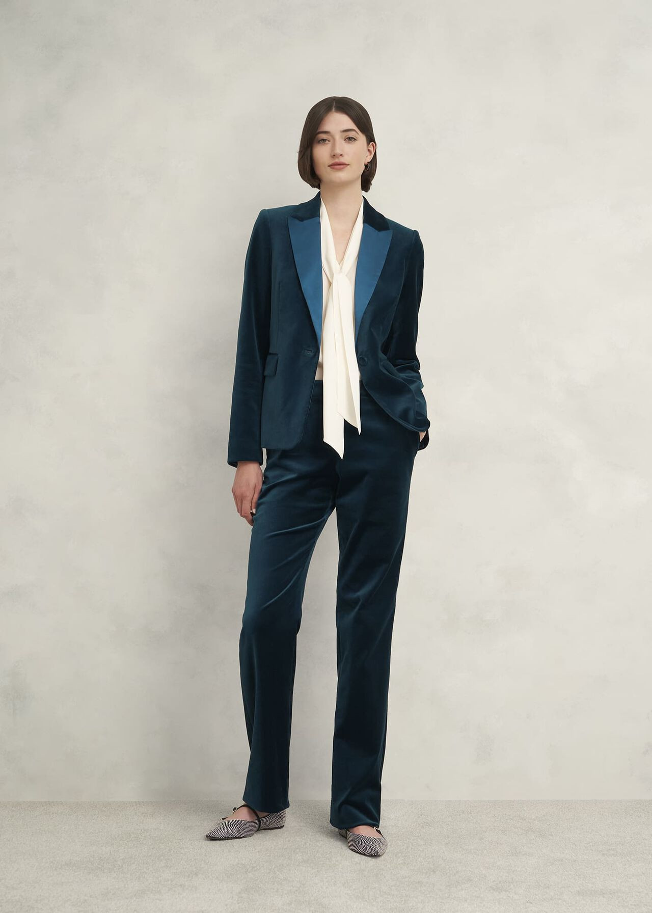 Luna Velvet Straight Trouser | Hobbs UK | | Hobbs