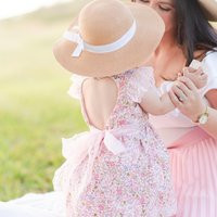 Girly Spring Dress, Boho Floral Sundress, Easter Bloomer Set, Toddler Cute Newborn Picnic Outfit, Add On - Bloomers & Sunglass | Etsy (US)